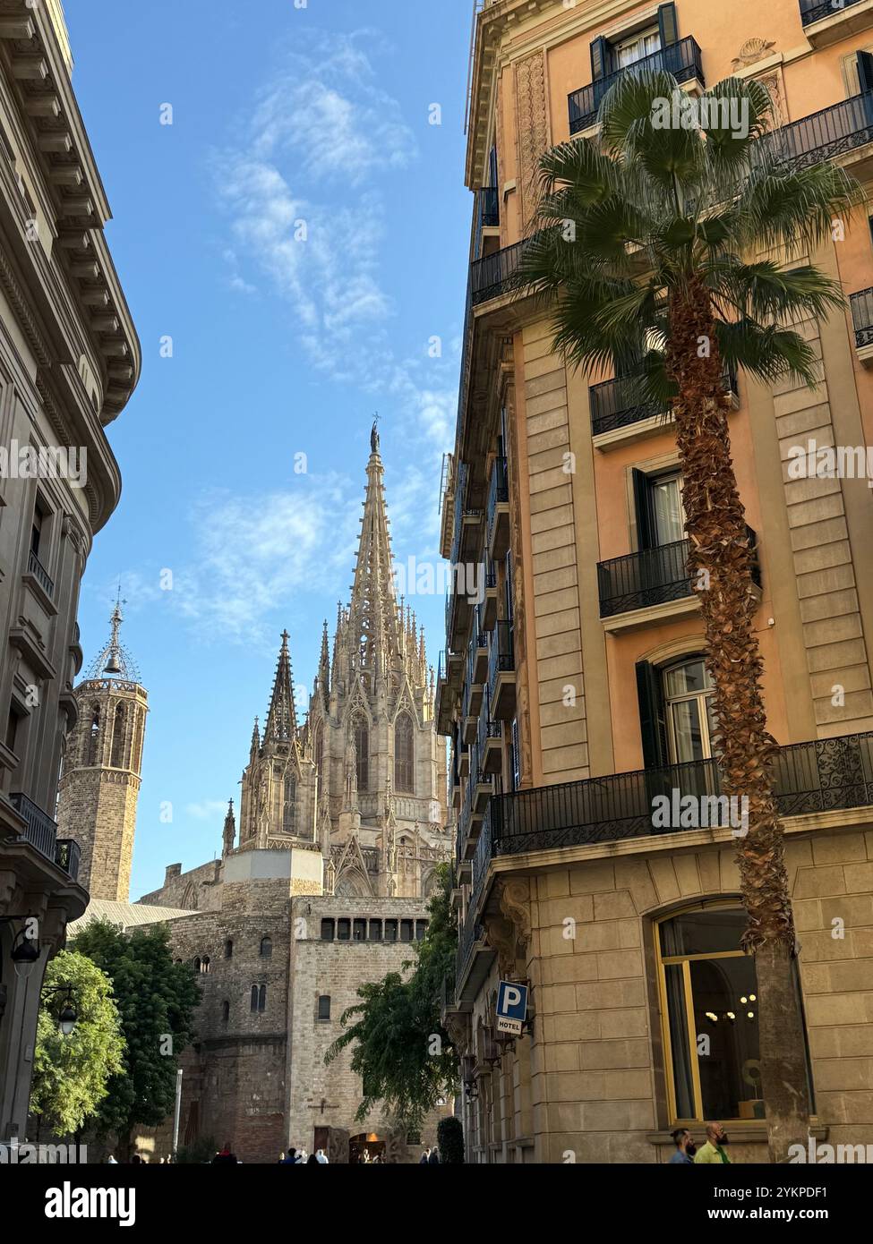 Barcelona Cathedral - Smartphone Captured Stock Image