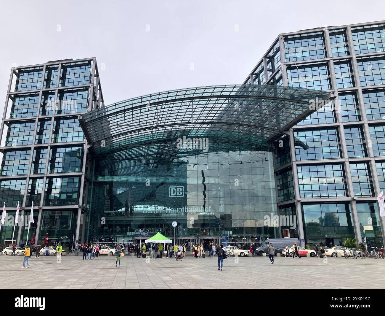 Berlin Hauptbahnhof (Berlin Central Station). Mitte, Berlin, Germany. 6th October 2023. - Smartphone Captured Stock Image