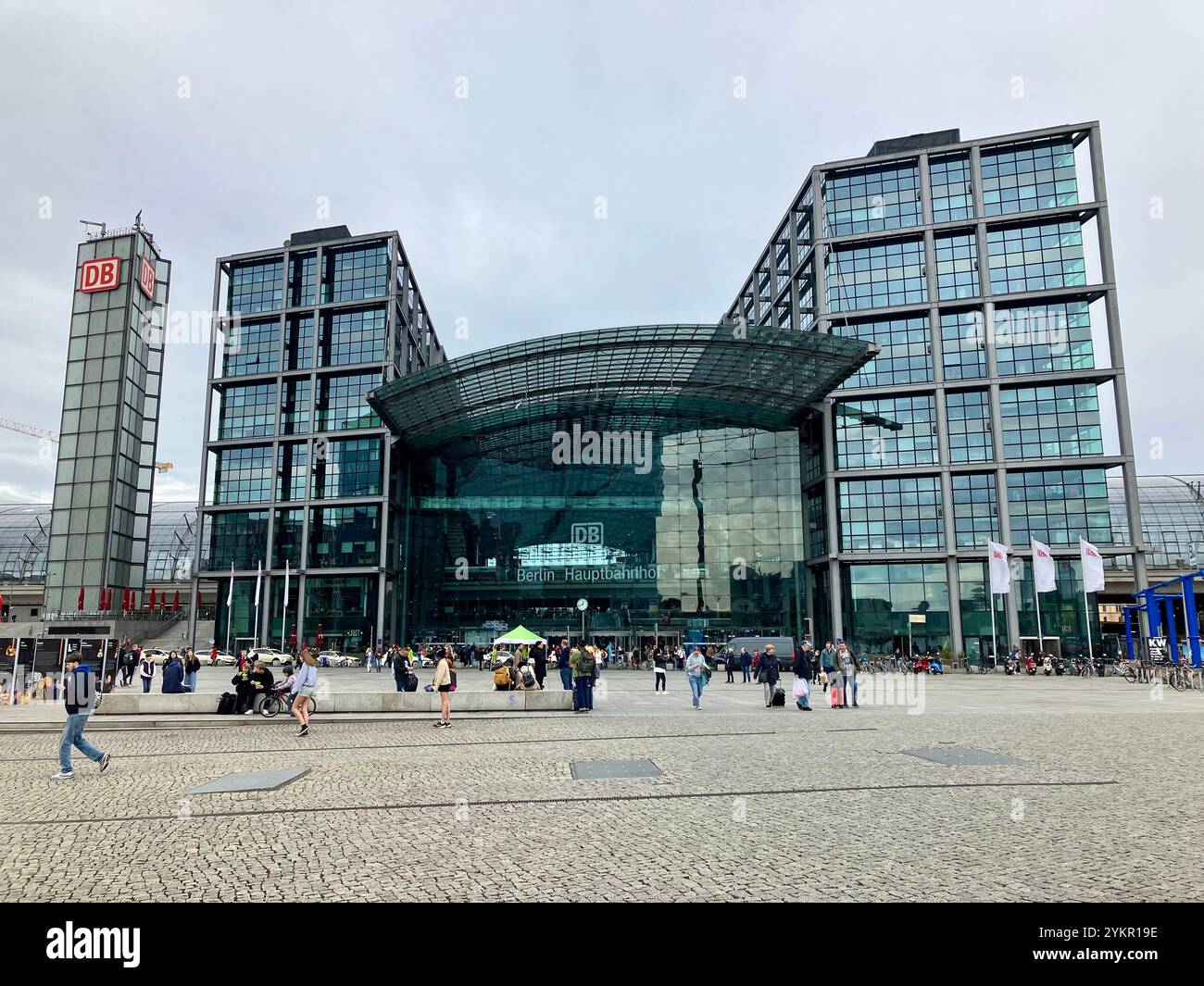 Berlin Hauptbahnhof (Berlin Central Station). Mitte, Berlin, Germany. 6th October 2023. - Smartphone Captured Stock Image
