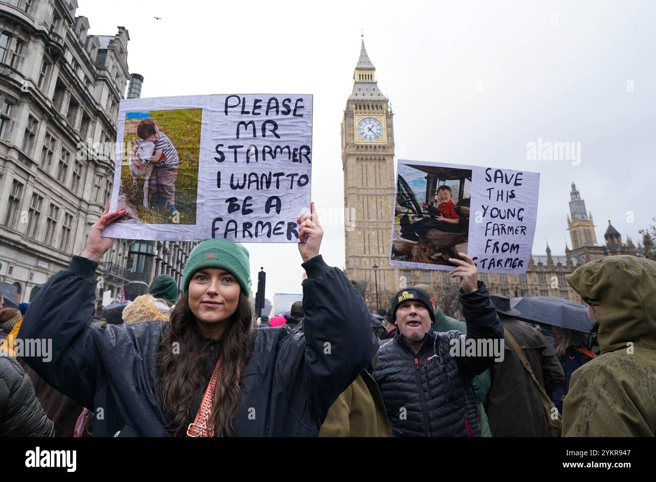 Farmers protest in central London over the changes to inheritance tax ...