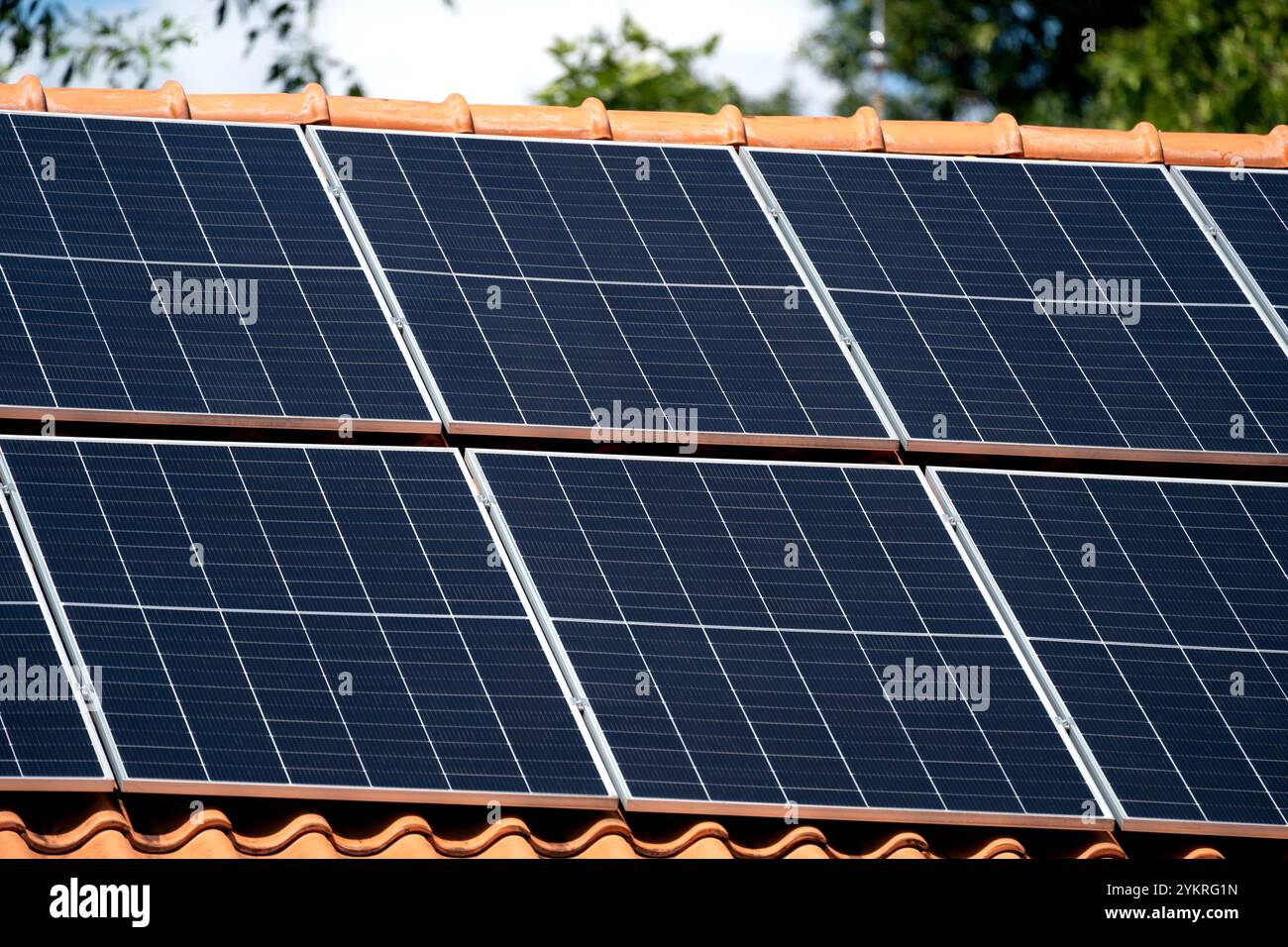 Photovoltaic - Electricity generation with solar panels on the roof ...