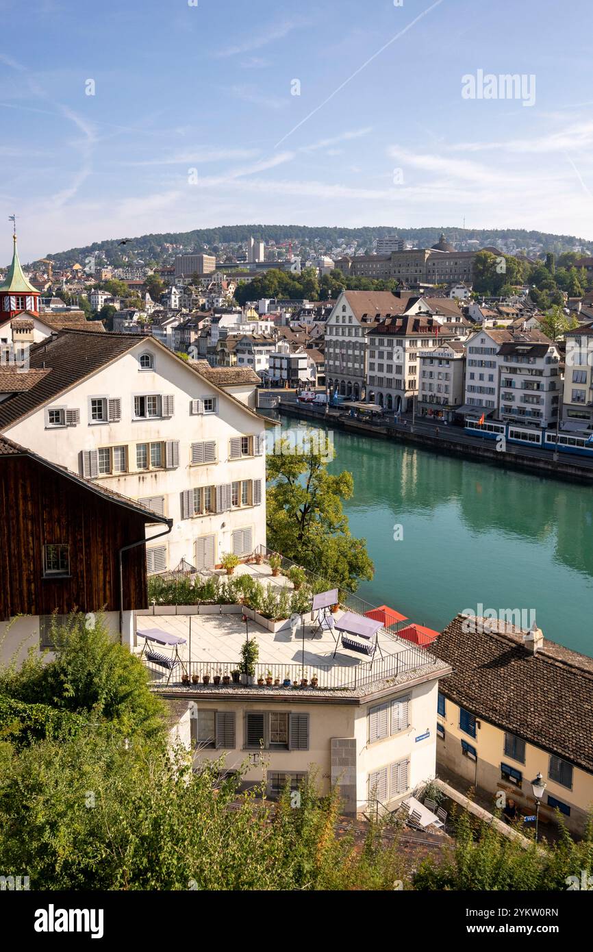 Zurich Old Town and the Limmat River Stock Photo - Alamy