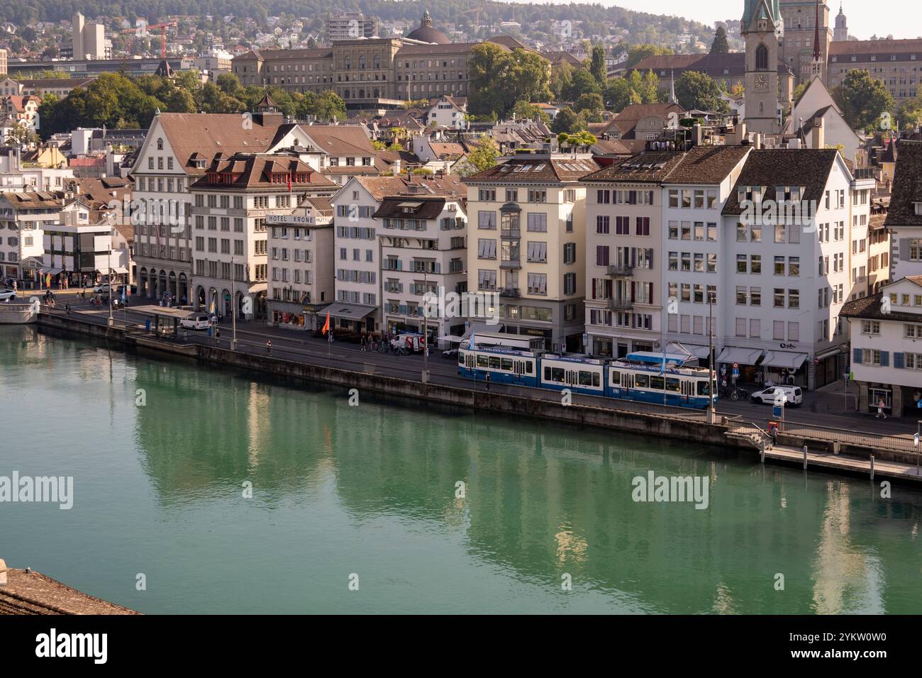 Zurich Old Town and the Limmat River Stock Photo - Alamy