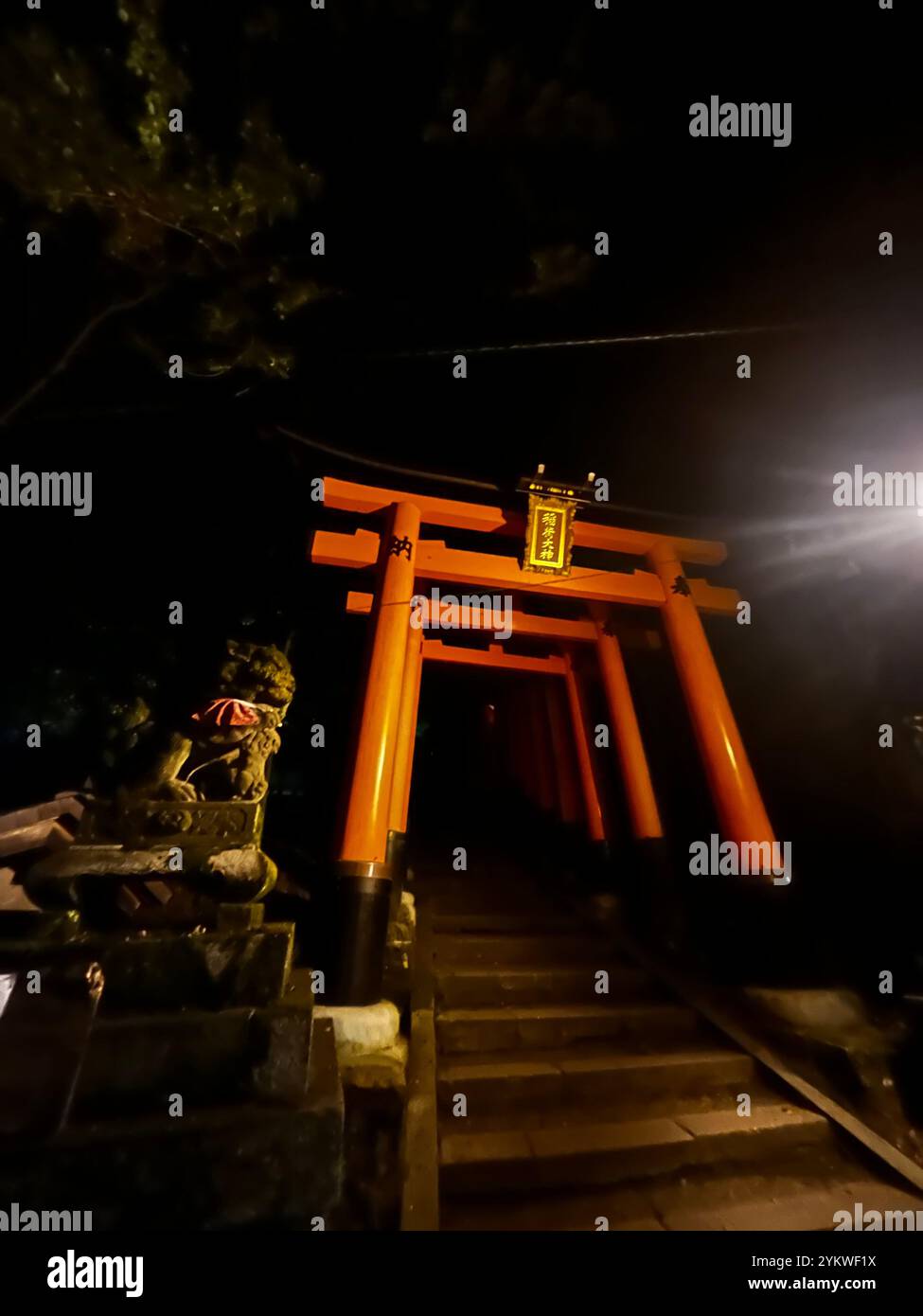 Fushimi Inari Shrine Kyoto - Smartphone Captured Stock Image