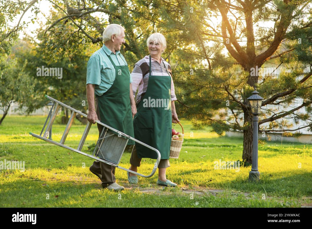 Old couple walking hand in hand hi-res stock photography and images - Alamy