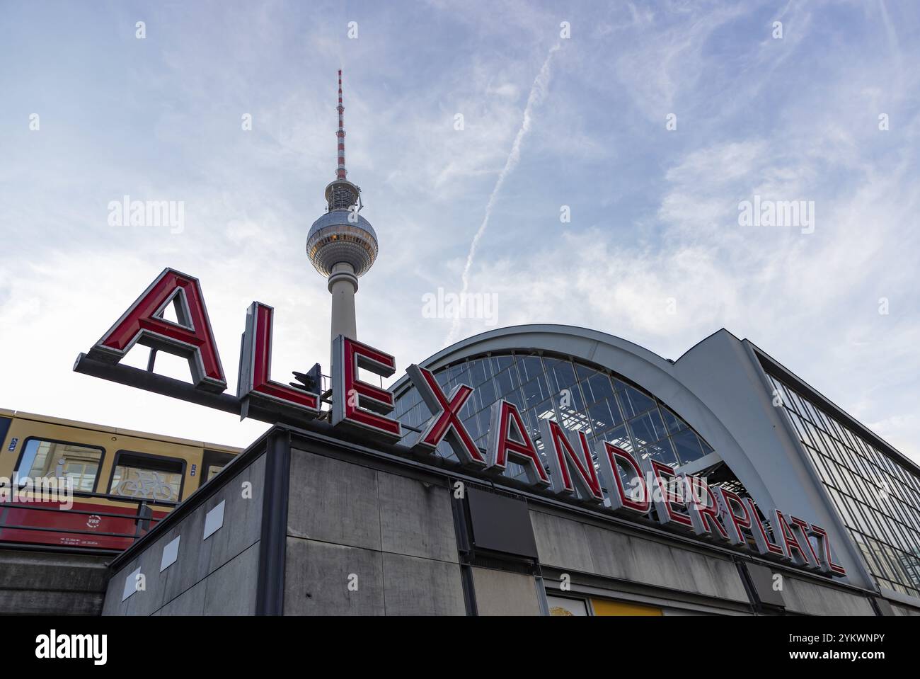 A picture of the Alexanderplatz sign Stock Photo - Alamy