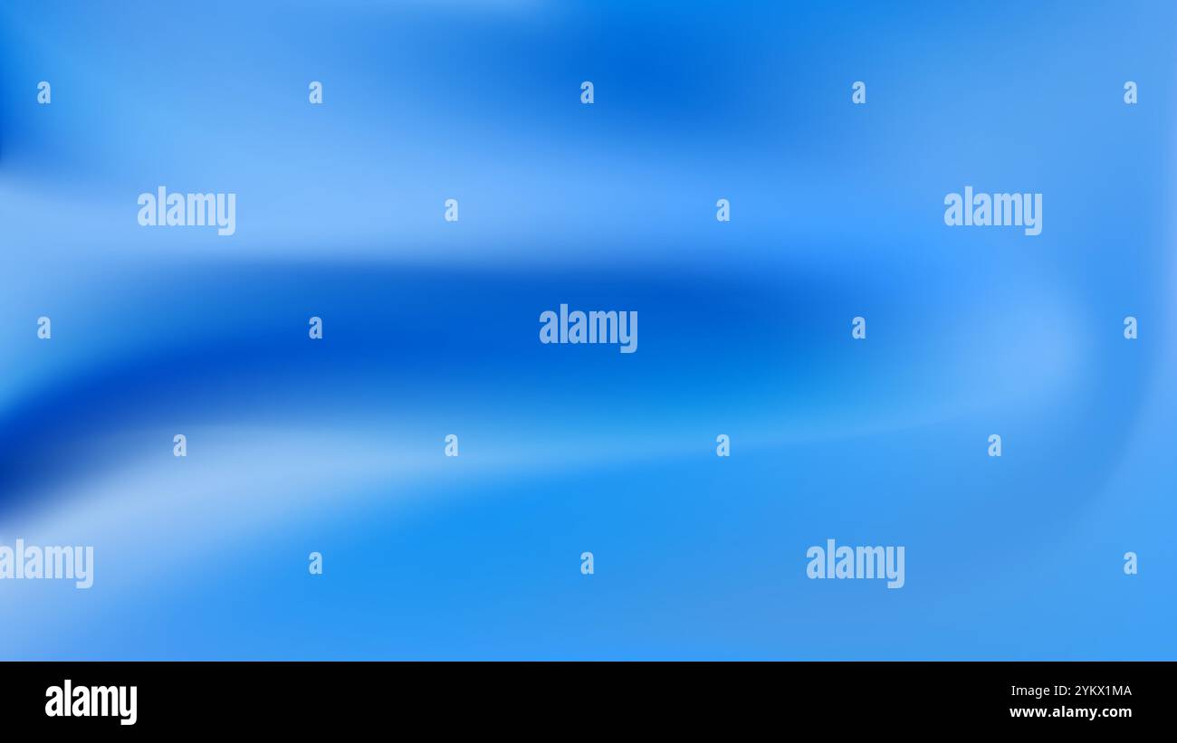 Abstract Blue Gradient Background. Smooth fluid waves Stock Vector ...
