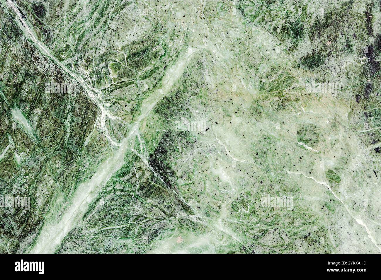 Green marble stone texture. Abstract background. Stock Photo
