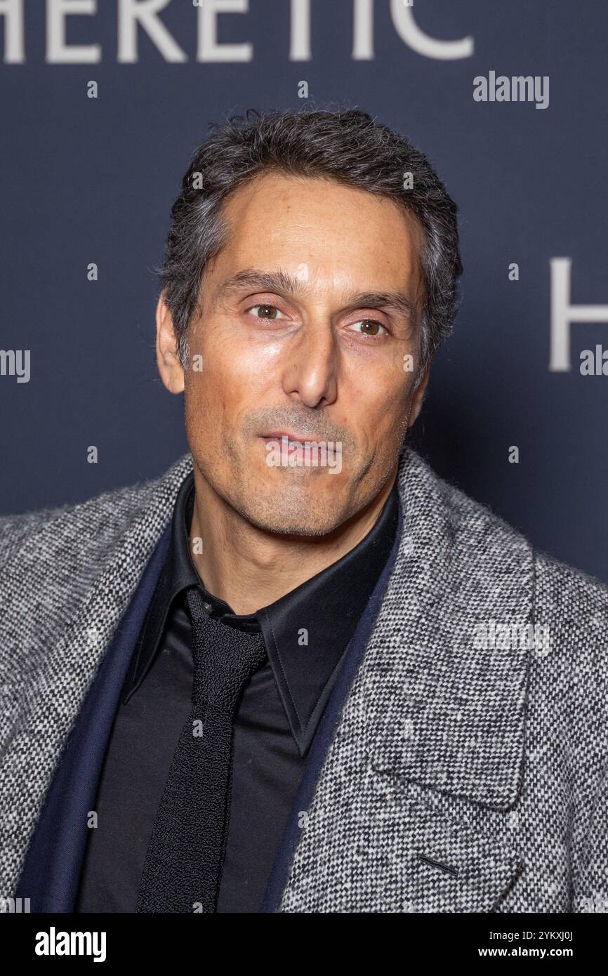 Paris, France. 19th Nov, 2024. Vincent Elbaz attends 'Heretic' Paris Film Premiere at Grand Rex on November 19, 2024 in Paris, France. Photo by Nasser Berzane/ABACAPRESS.COM Credit: Abaca Press/Alamy Live News Stock Photo