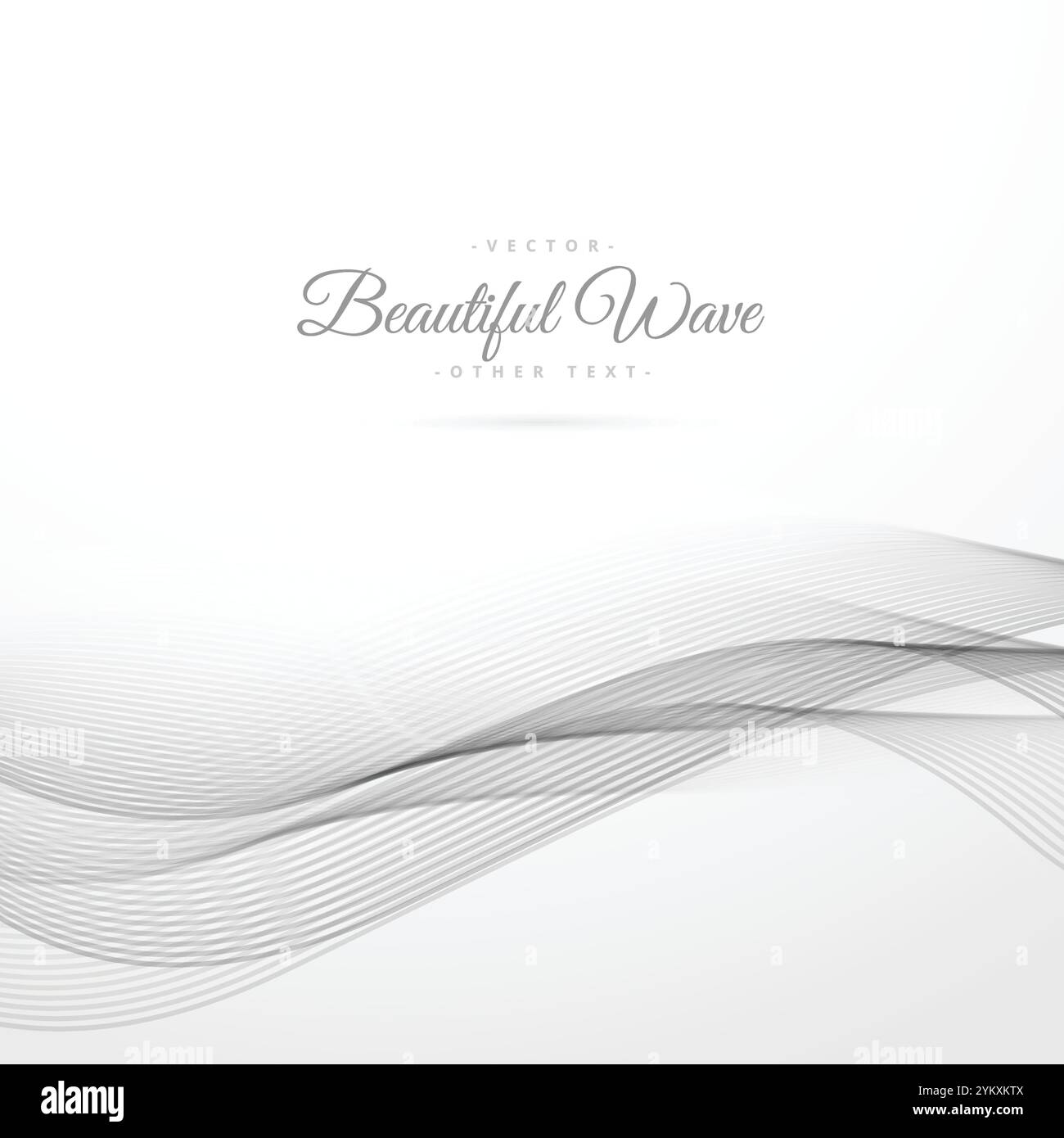 clean beautiful wave background Stock Vector Image & Art - Alamy
