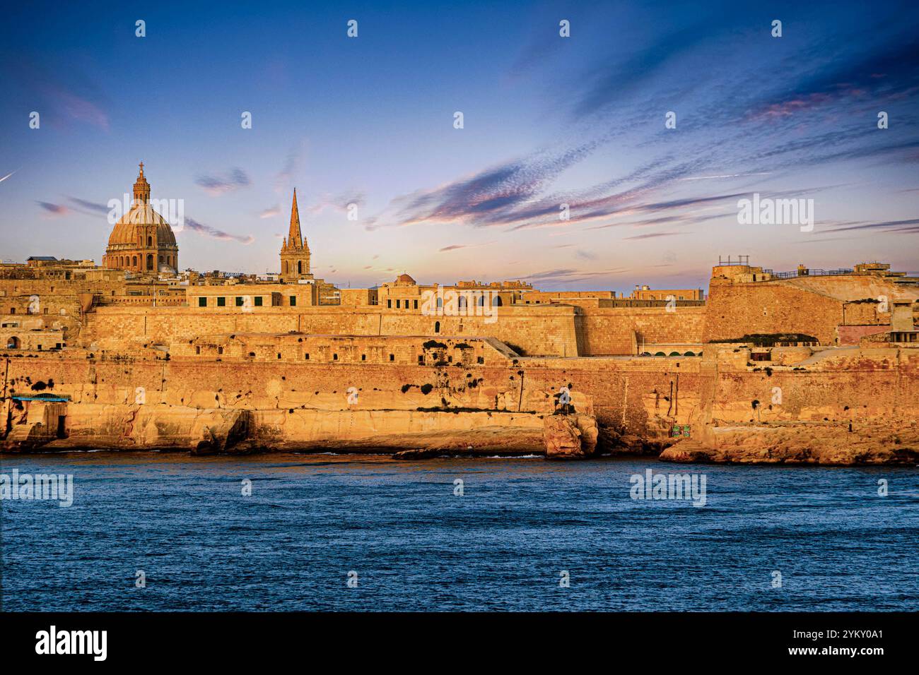 VALLETTA, MALTA - October 11, 2024: Valletta, a UNESCO World Heritage