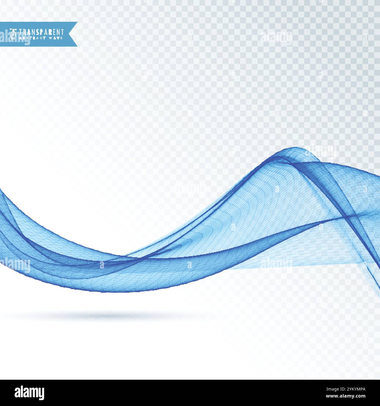 modern background with blue wave Stock Vector Image & Art - Alamy