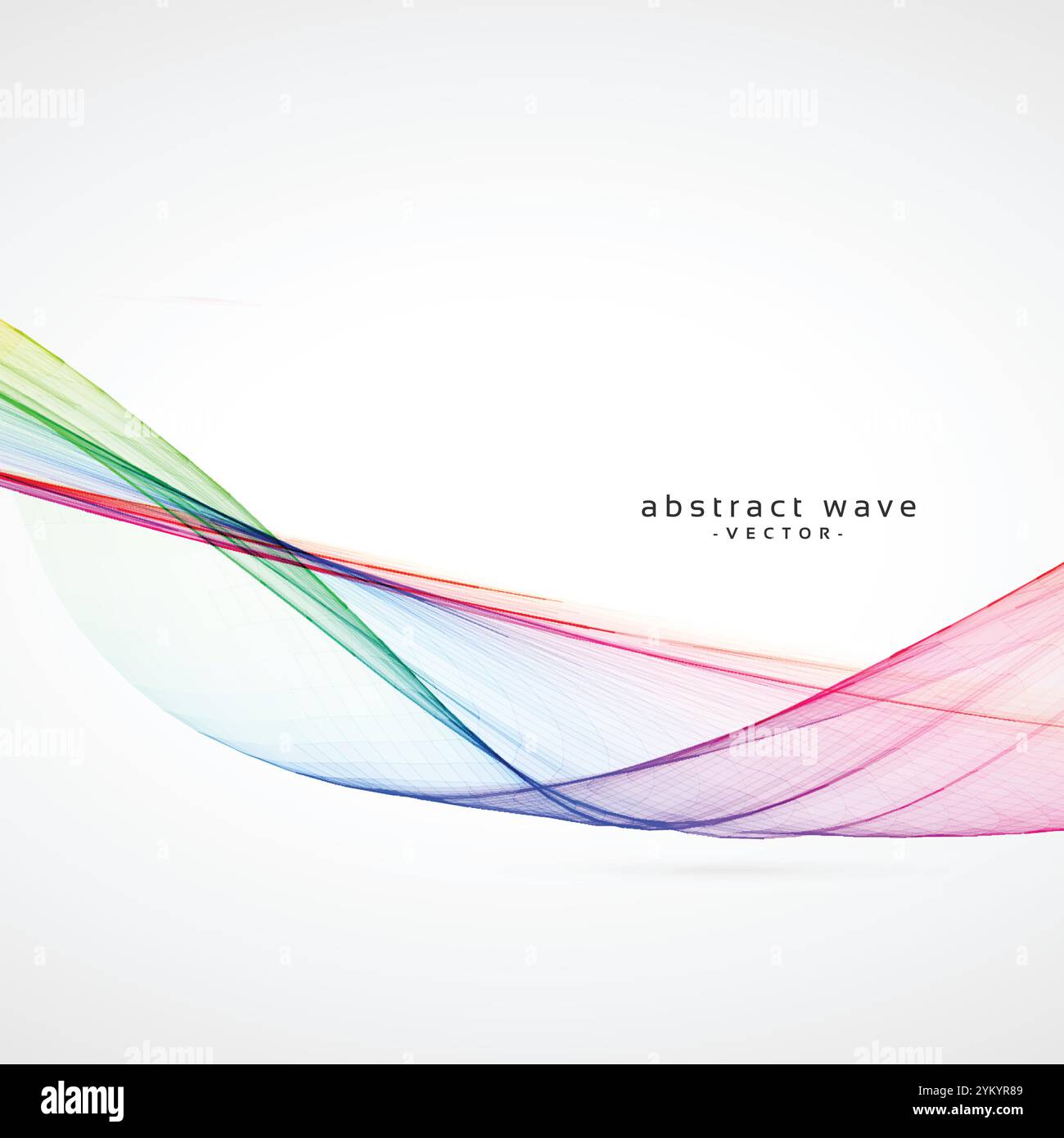 Colorful abstract wave vector hi-res stock photography and images - Alamy