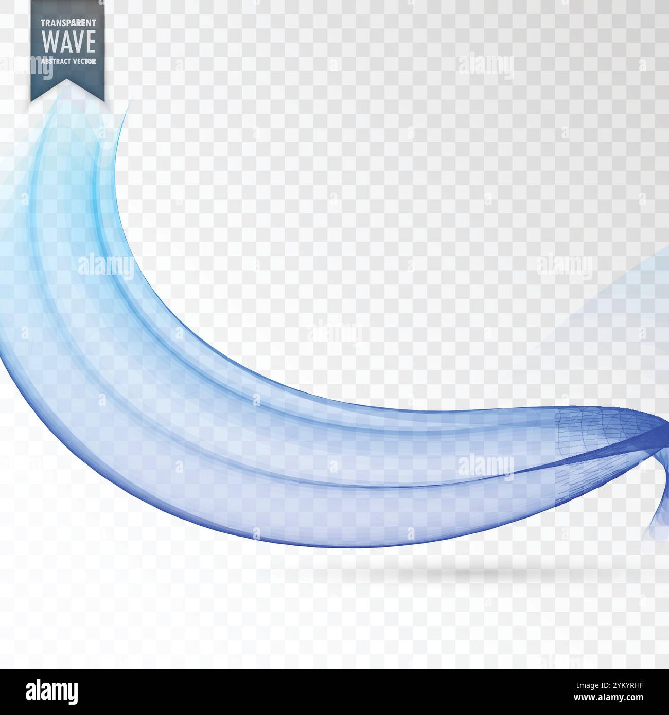 elegant blue wave vector background design Stock Vector Image & Art - Alamy