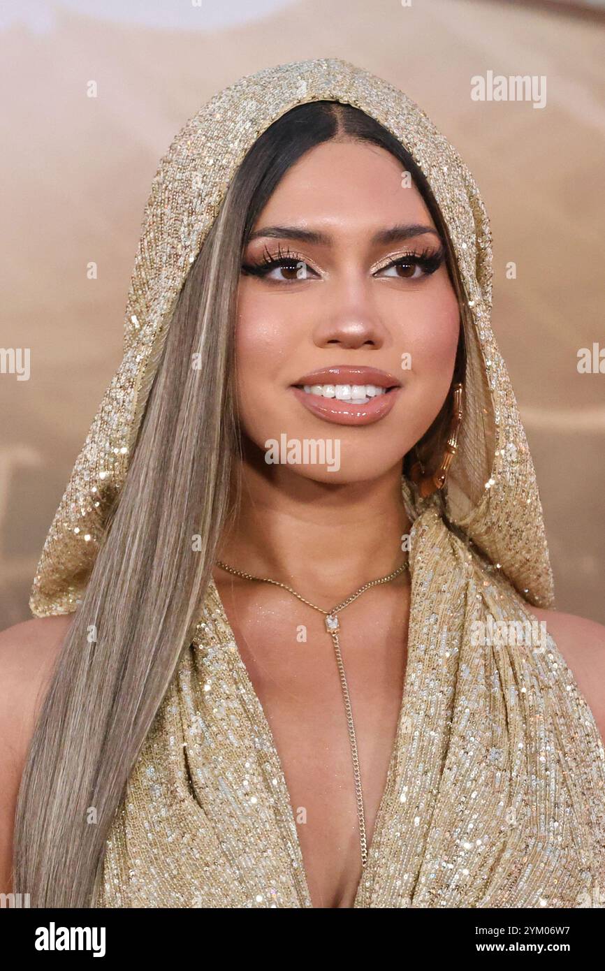 LOS ANGELES - NOV 18: Asia Monet at the Gladiator II Los Angeles ...
