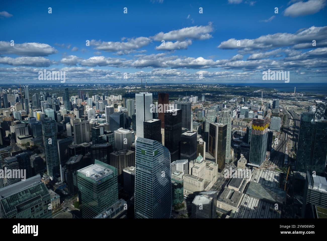 View of Toronto from CN Tower Stock Photo - Alamy