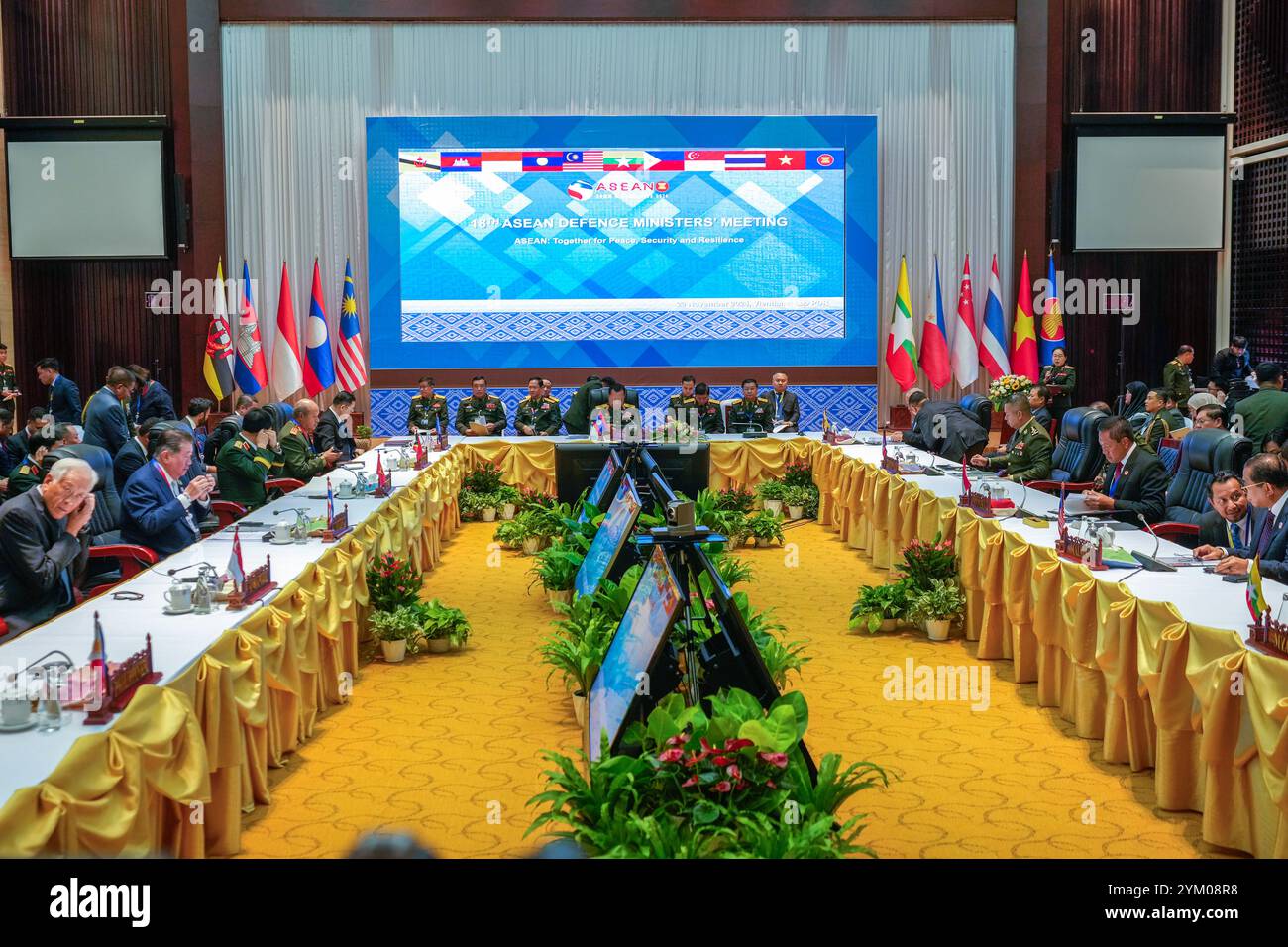 ASEAN defence ministers attend the ASEAN Defence Ministers' Meeting in ...