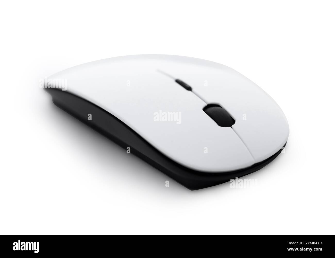 White mouse isolated on a white background Stock Photo - Alamy