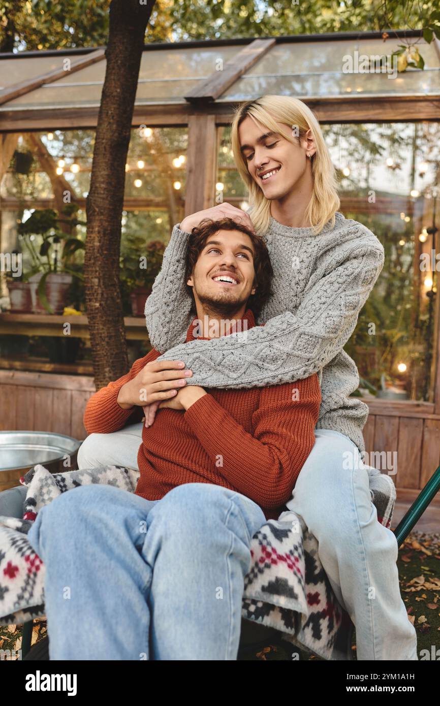 Joyful couple share loving hi-res stock photography and images - Alamy