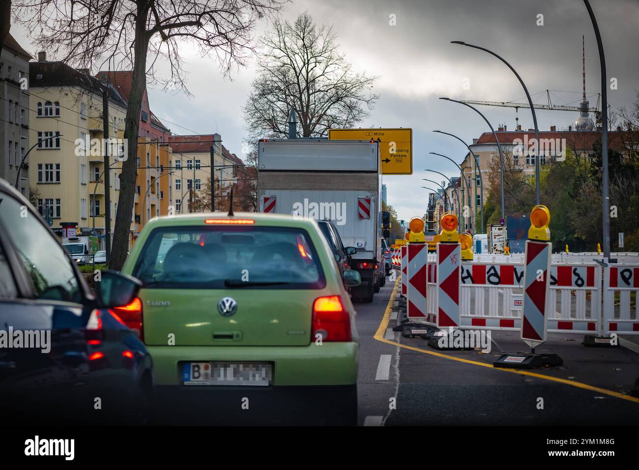 Normaluz Straßenschild 'Straße Abgeschnitten Durch Werke' - Quadratisch, Metall, 51 Cm