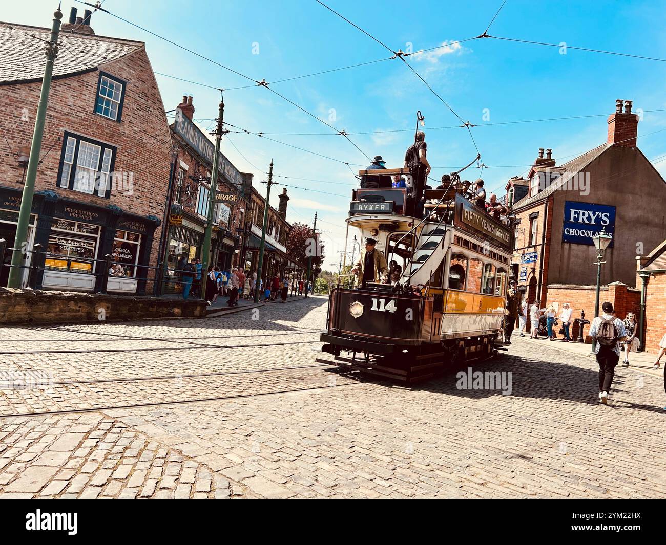 Victorian & Edwardian Village - Smartphone Captured Stock Image