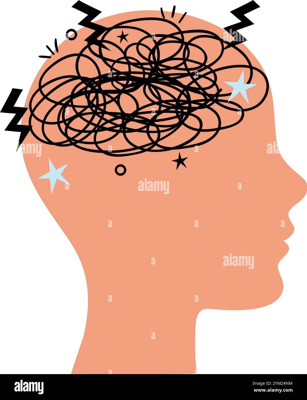 person with disorder depression Stock Vector Image & Art - Alamy