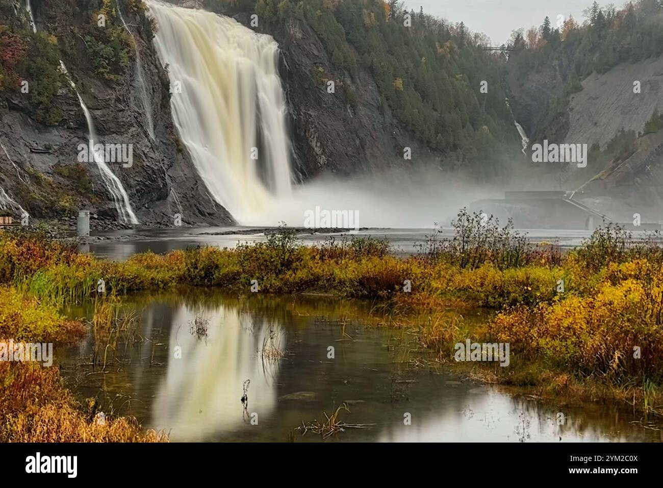 The beauty of waterfalls - Smartphone Captured Stock Image