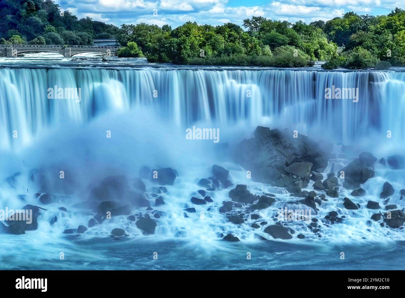 The beauty of waterfalls - Smartphone Captured Stock Image