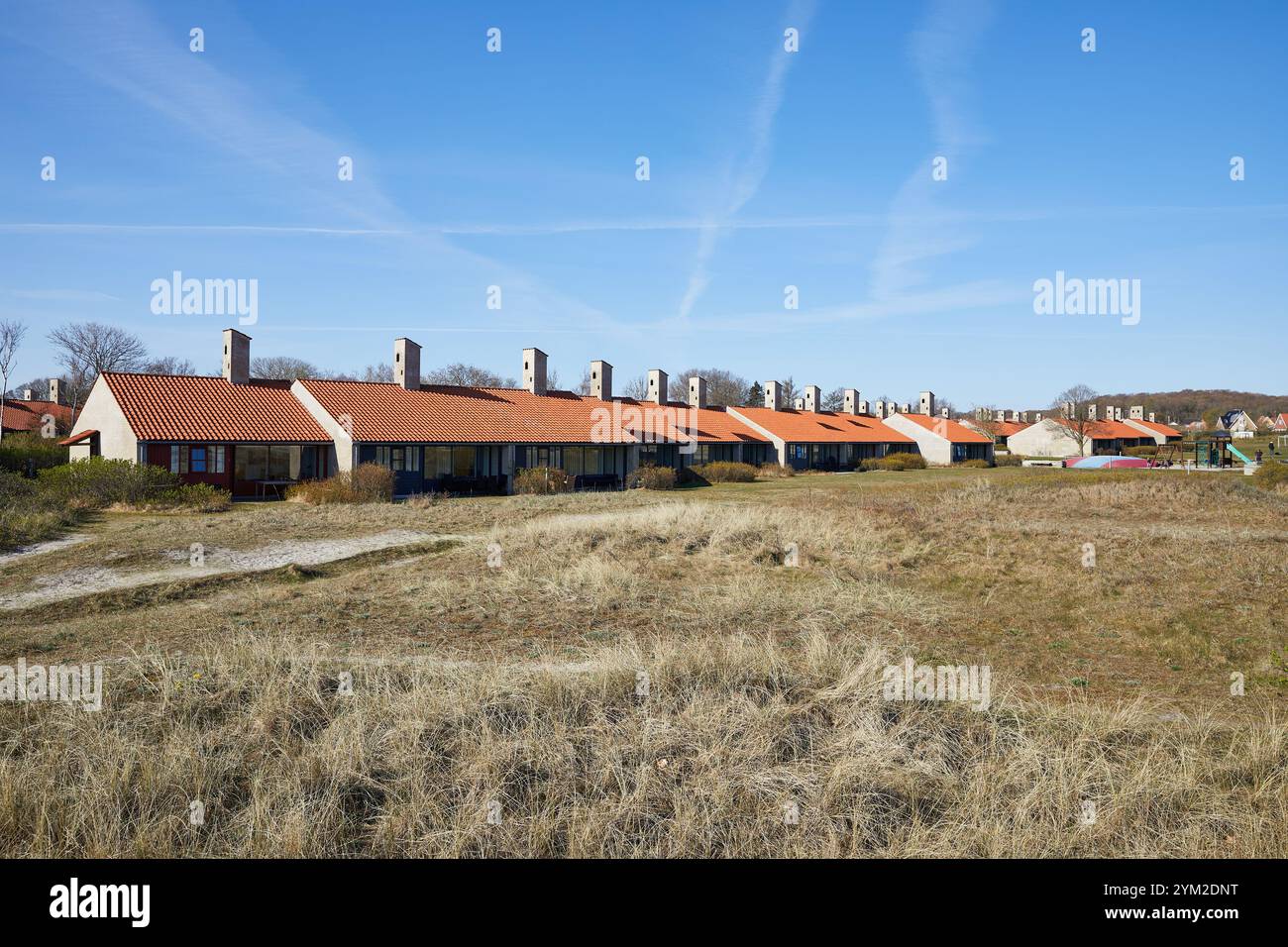 Sæby Søbad, designed by Stephan Kappel, 1985; Sæby, Denmark Stock Photo ...
