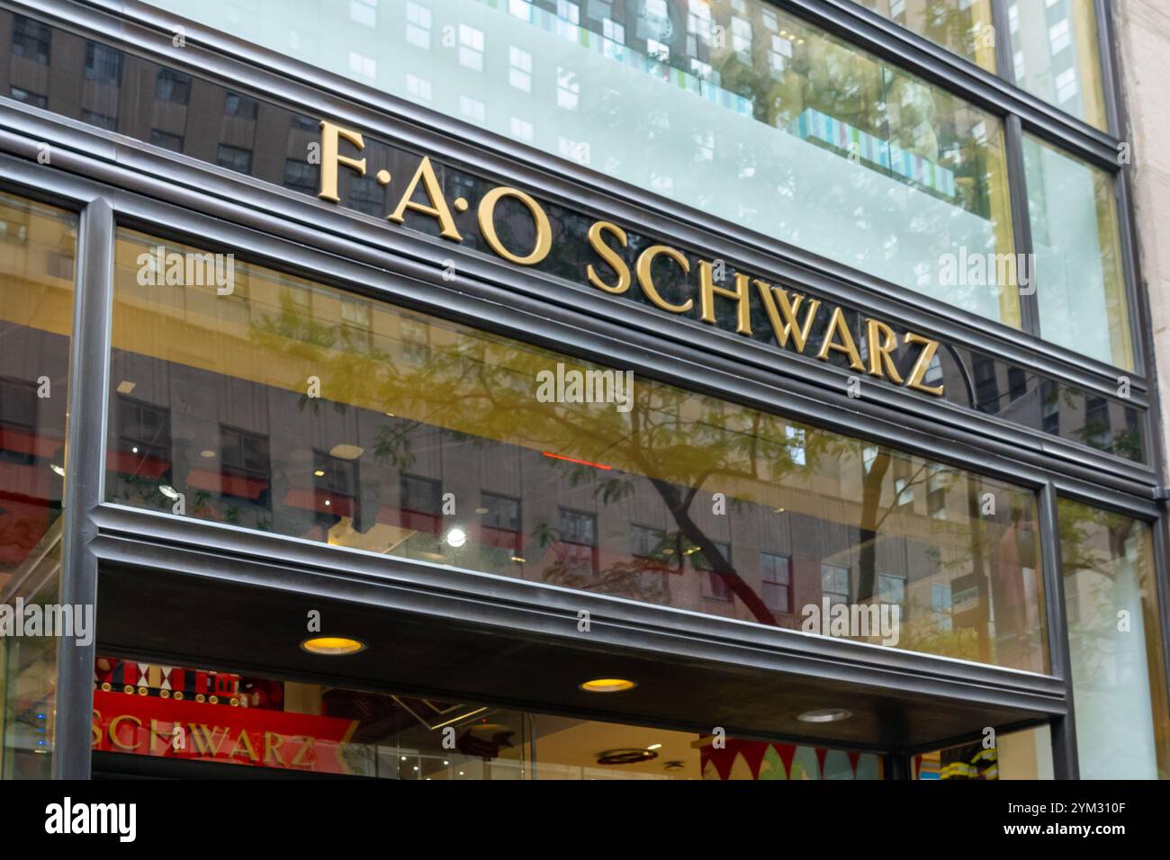 A FAO Schwarz store on Fifth Ave. in New York City, USA. Stock Photo