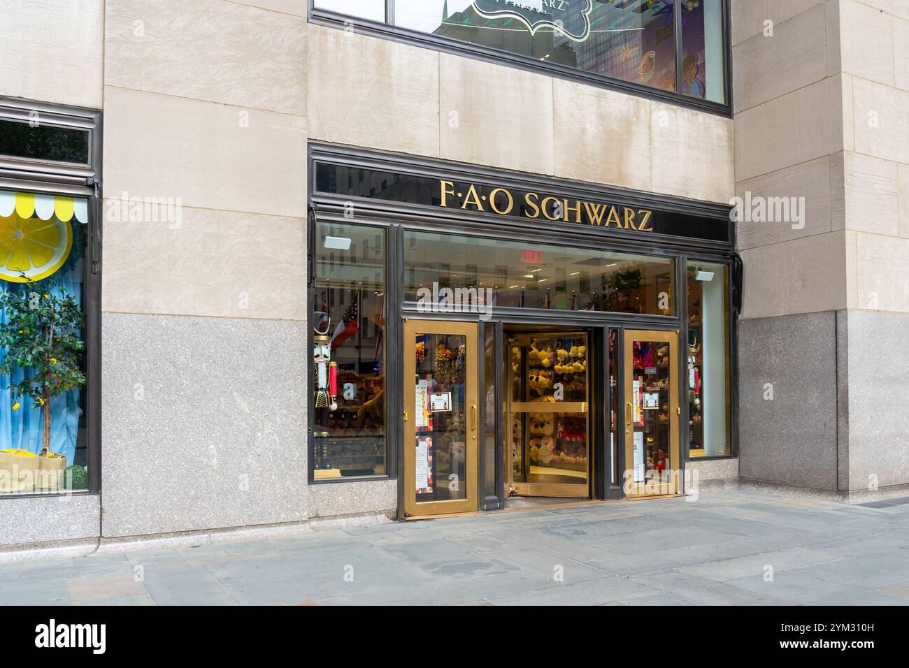 A FAO Schwarz store on Fifth Ave. in New York City, USA. Stock Photo