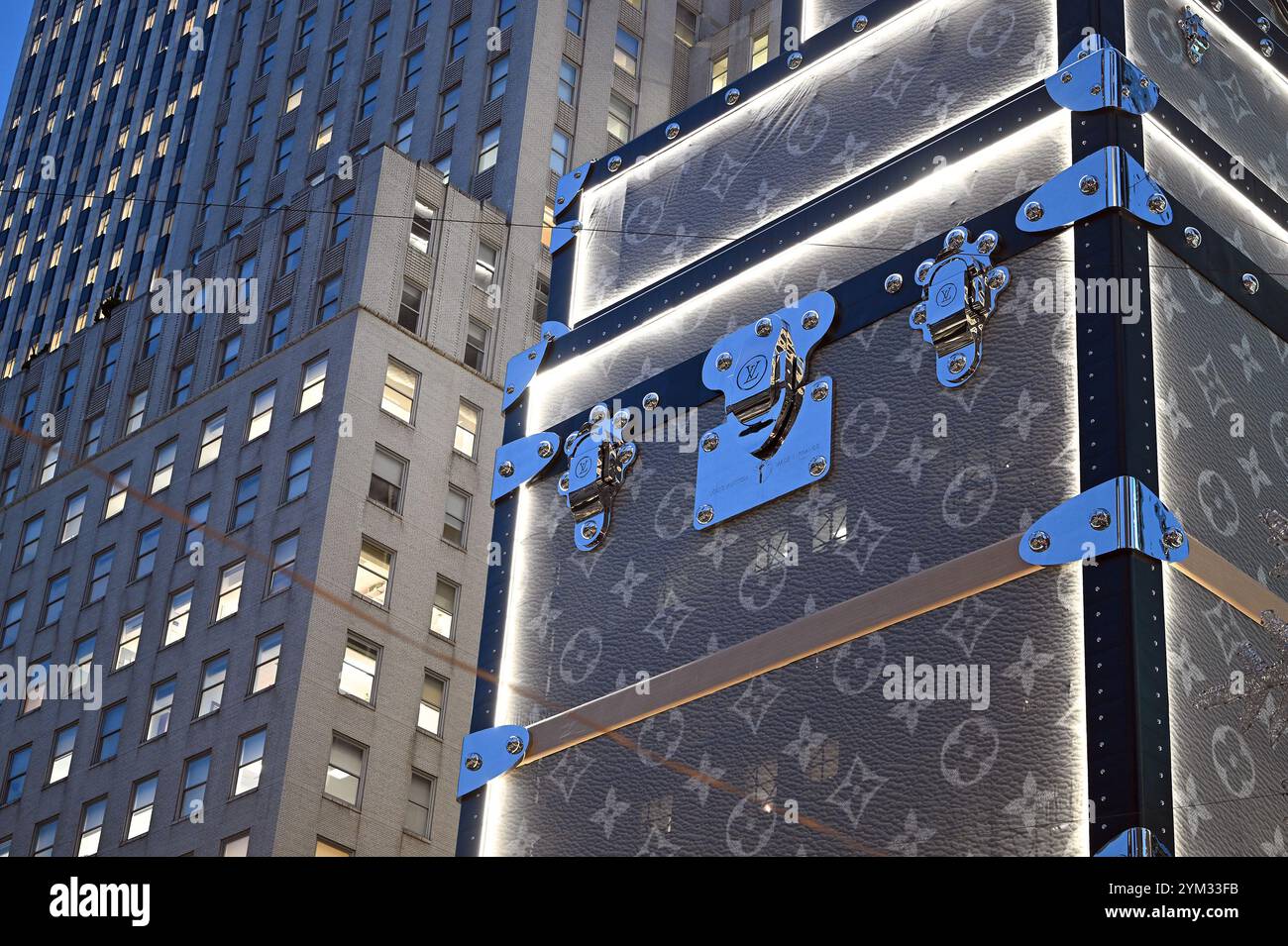 New York, USA. 19th Nov, 2024. Exterior view of the Louis Vuitton Fifth ...