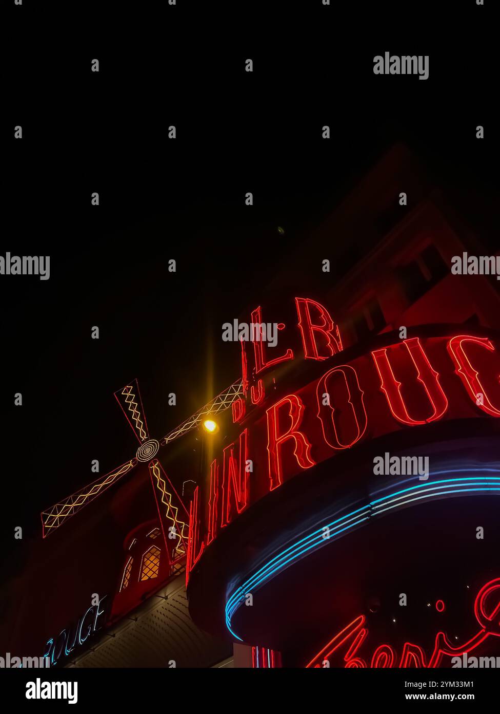 Moulin Rouge, Paris - Smartphone Captured Stock Image