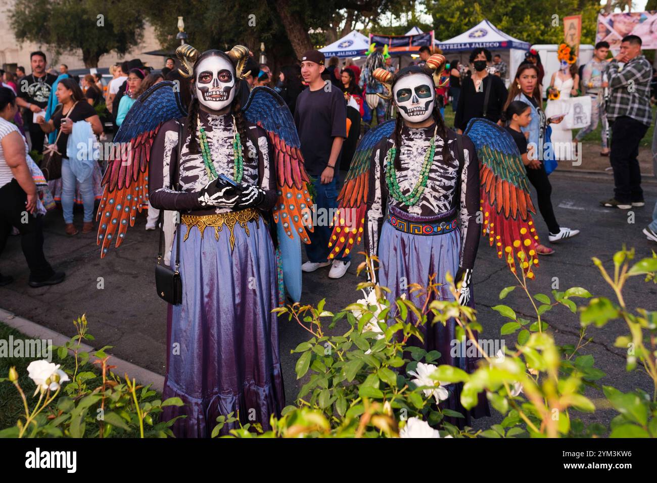 Day of the Dead, Hollywood Forever Cemetery, Hollywood, Los Angeles, California, USA Stock Photo