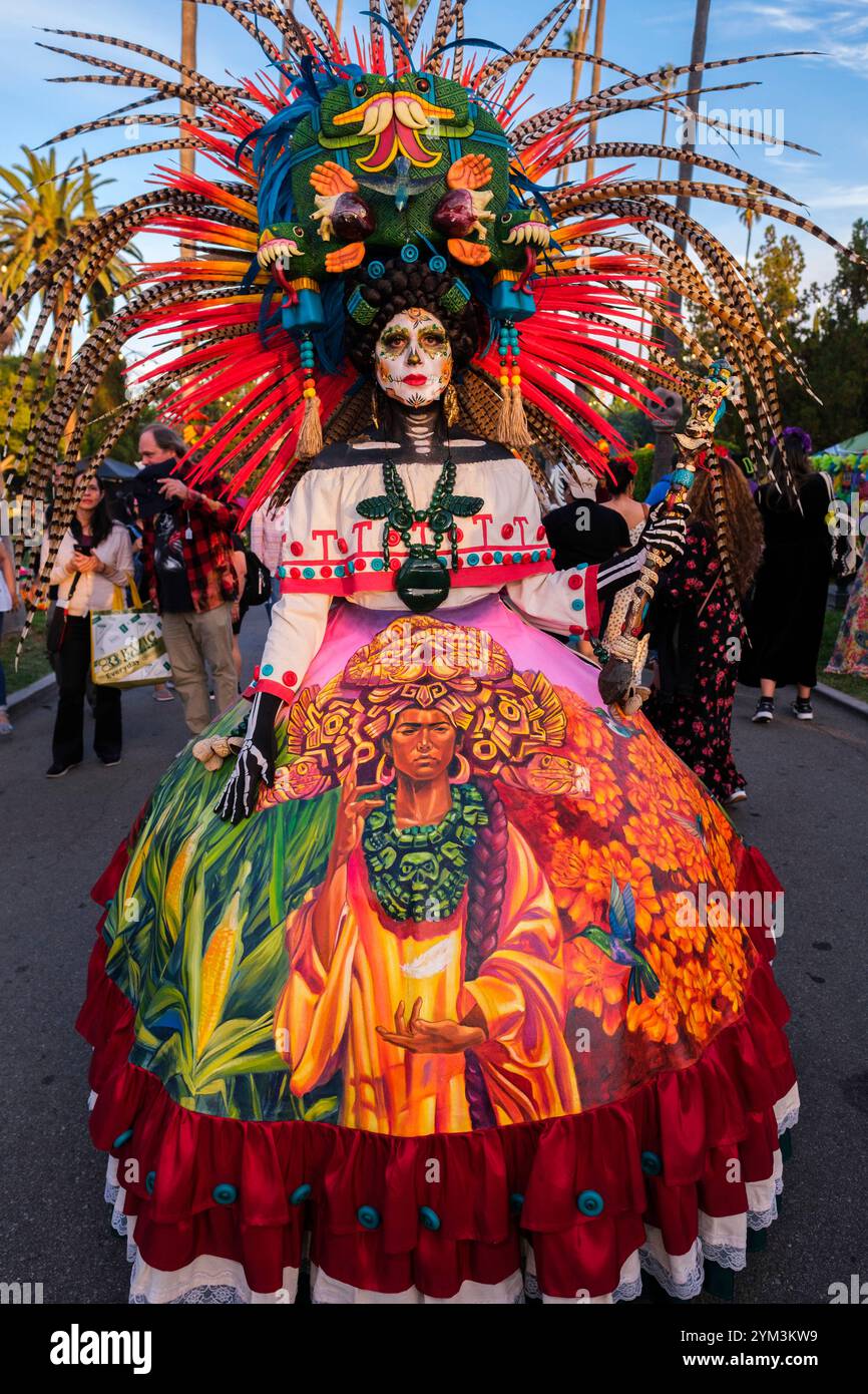 Day of the Dead, Hollywood Forever Cemetery, Hollywood, Los Angeles, California, USA Stock Photo