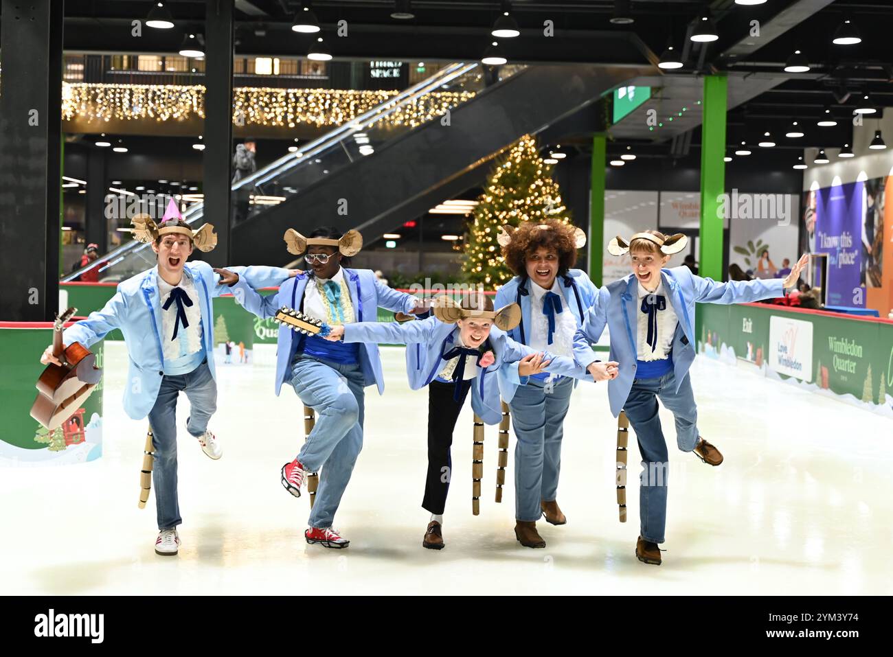 THE CAST OF POLKA THEATRE’S FESTIVE SHOW THE NUTCRACKER IN COSTUME ON ...