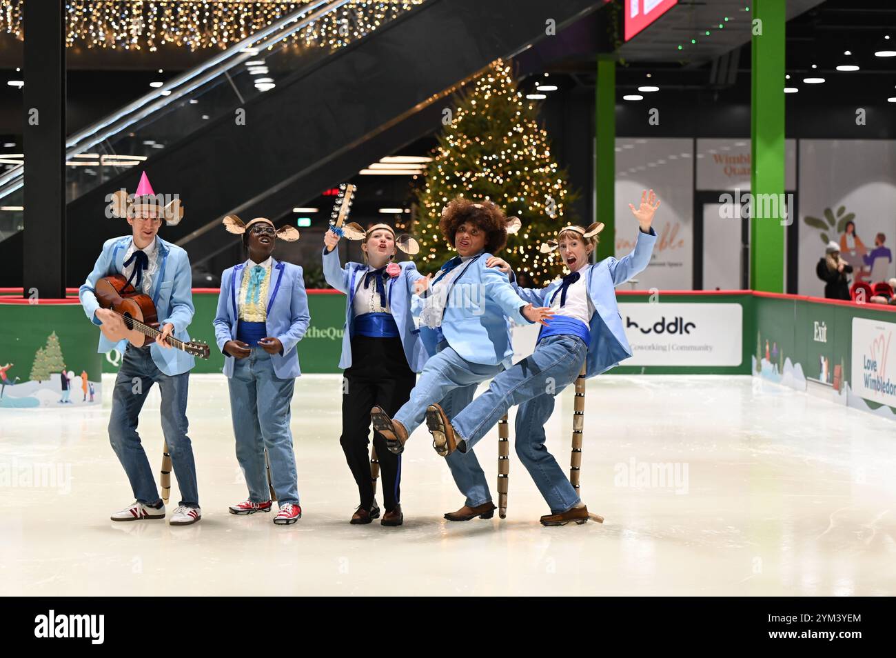 THE CAST OF POLKA THEATRE’S FESTIVE SHOW THE NUTCRACKER IN COSTUME ON ...