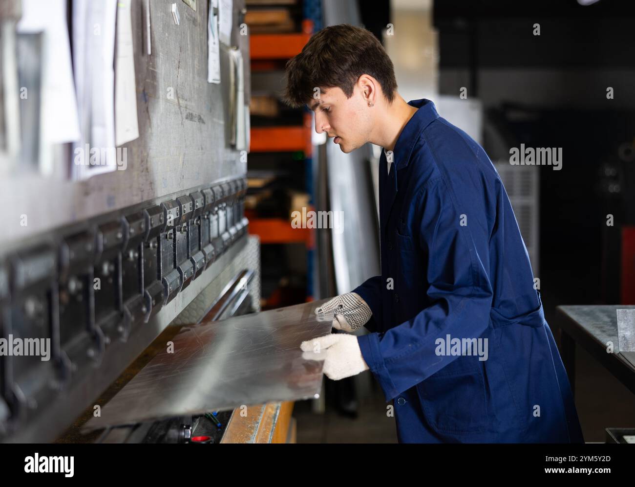 Professional engineer works sheet metal hi-res stock photography and ...