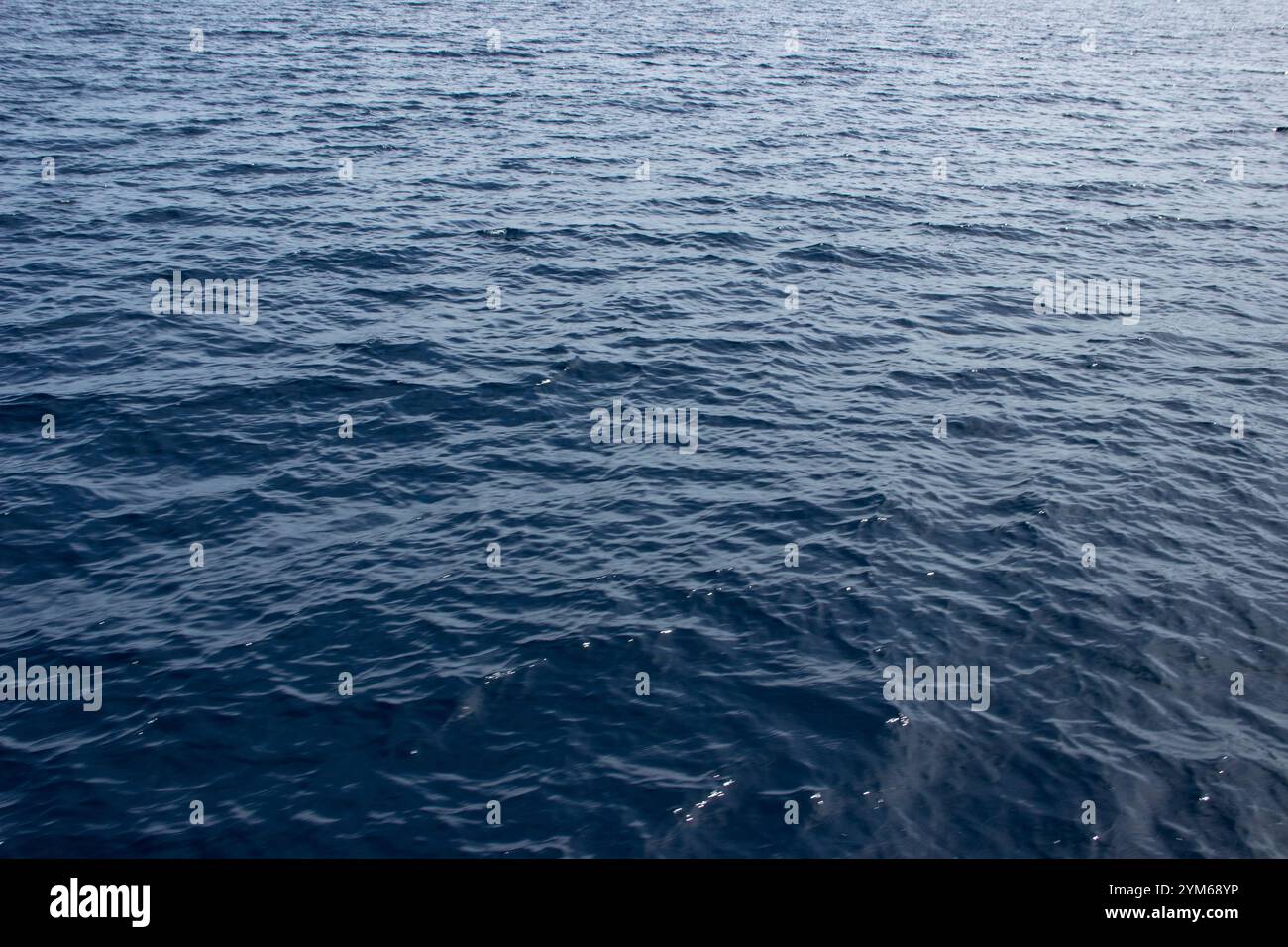 Blue sea water surface Stock Photo