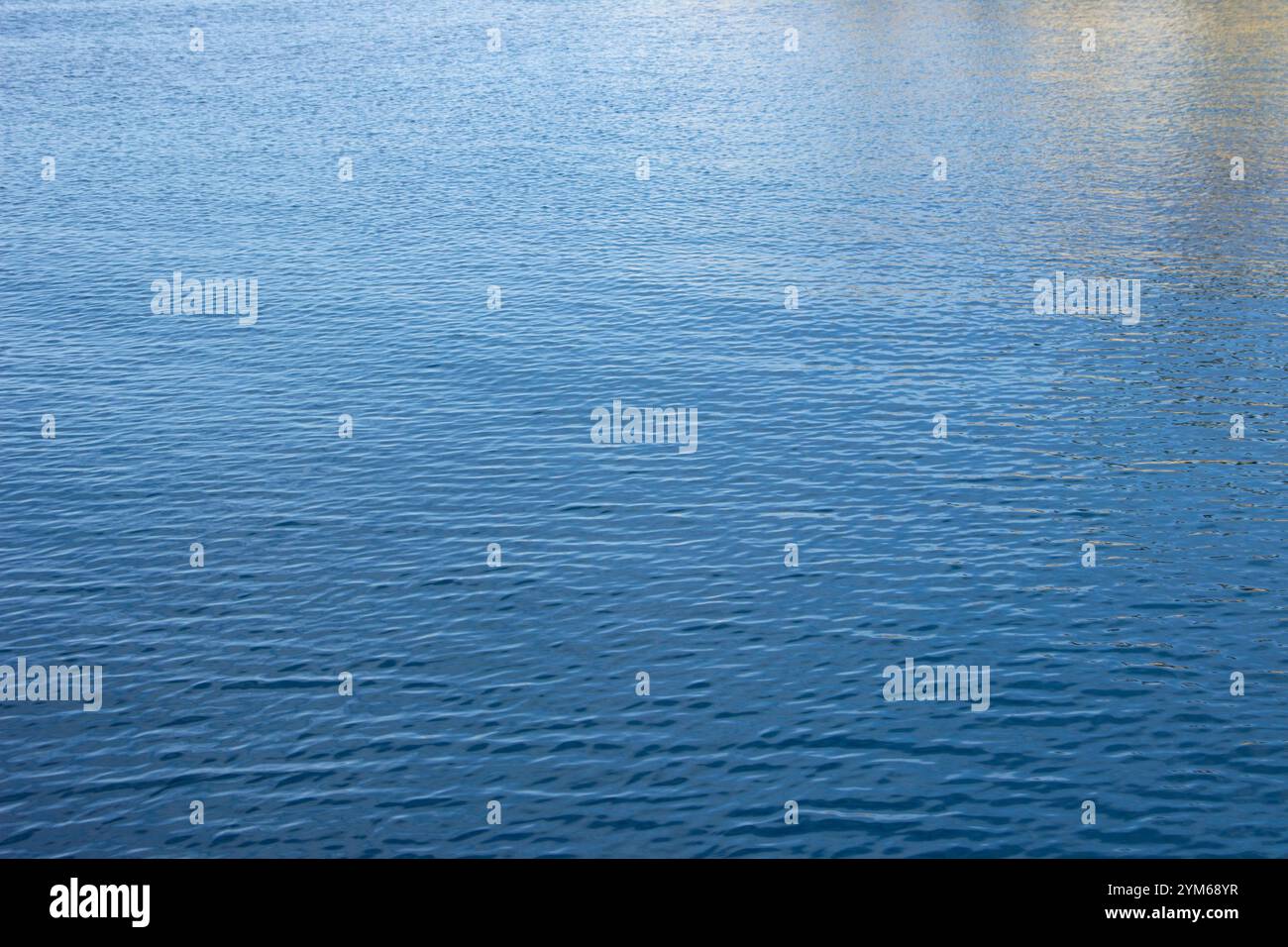 Blue sea water surface Stock Photo