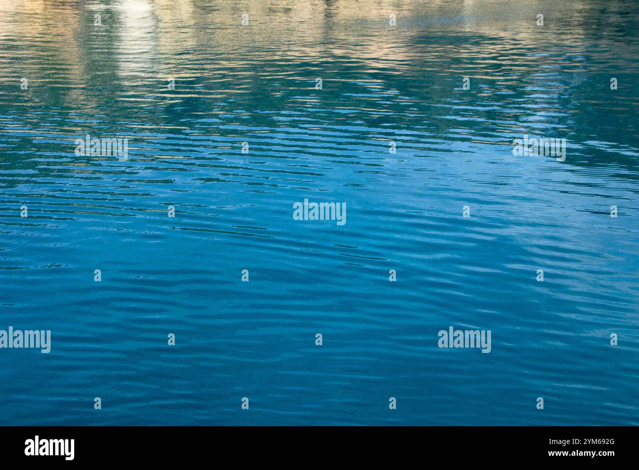 Blue sea water surface Stock Photo