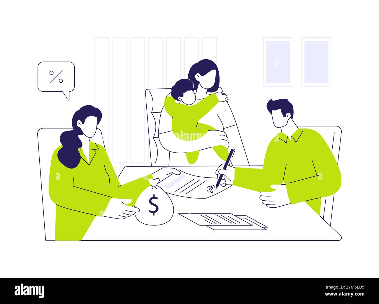 Soft loan abstract concept vector illustration Stock Vector Image & Art ...
