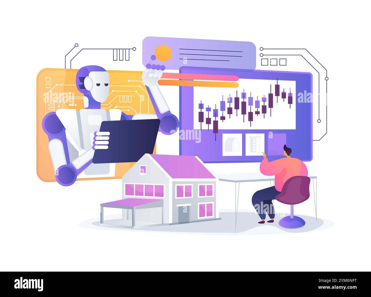 Property market trends Stock Vector Images - Alamy