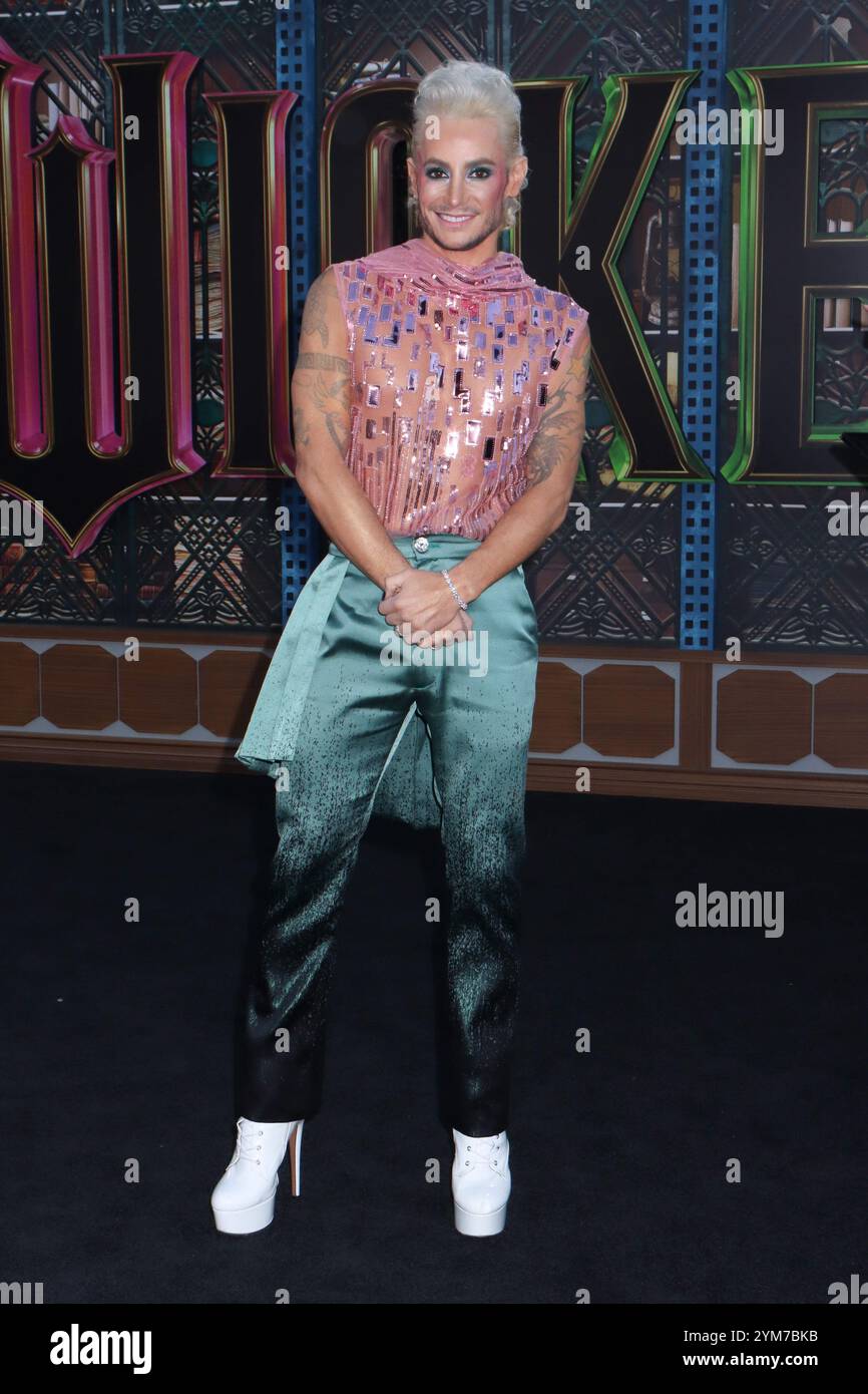 Frankie Grande 11/09/2024 The Los Angeles Premiere of “Wicked” held at ...