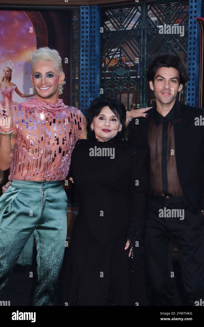 Frankie Grande, Joan Grande, Hale Leon 11/09/2024 The Los Angeles ...