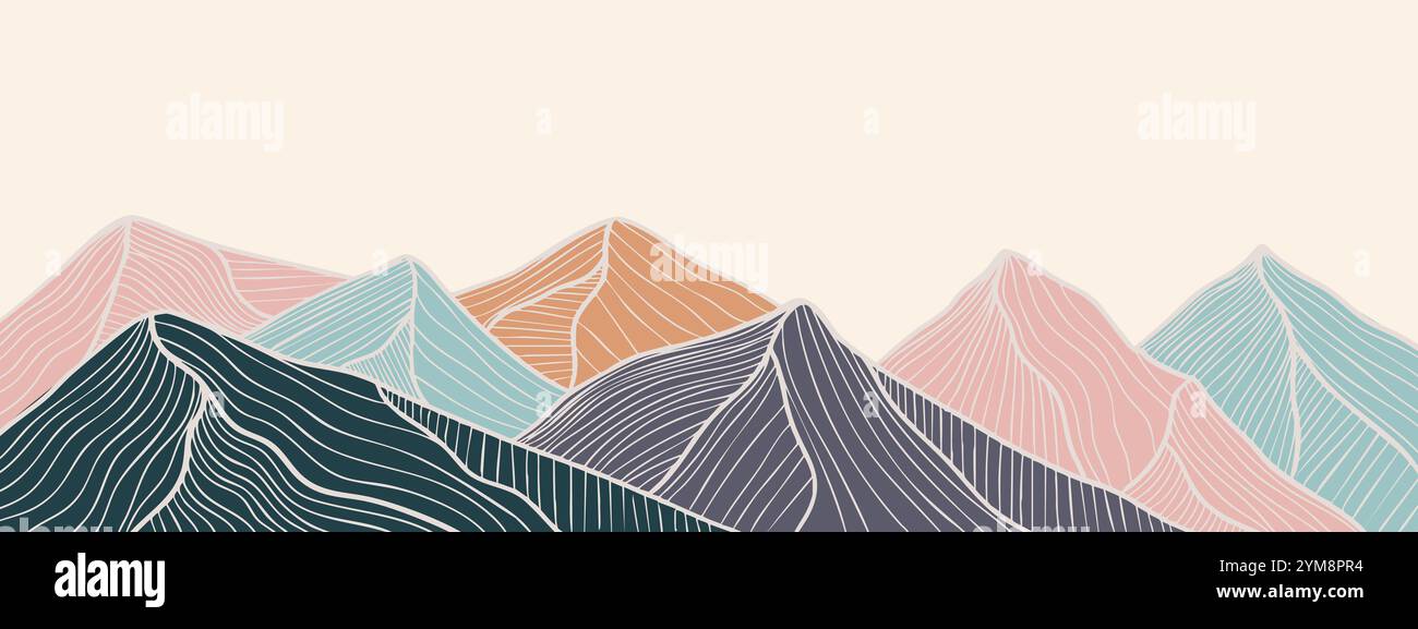 Landscape Line Design Art