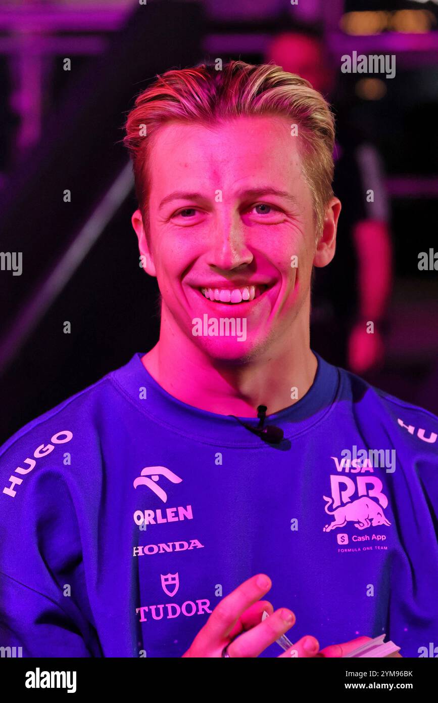 Liam Lawson (NZL) RB. Formula 1 World Championship, Rd 22, Las Vegas Grand Prix, Wednesday 20th