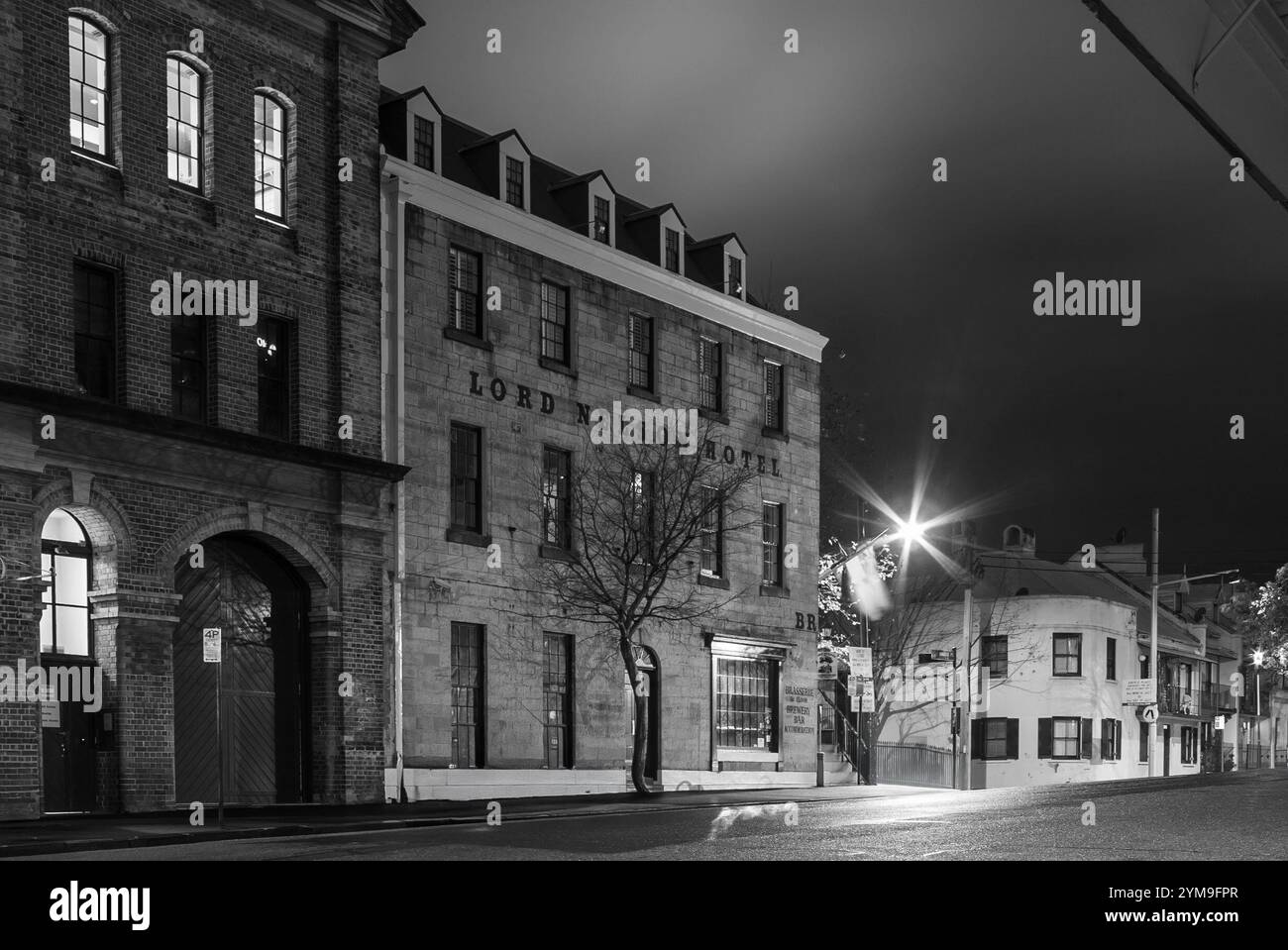 The Sydney suburb of The Rocks, settled at colonization in 1788 ...