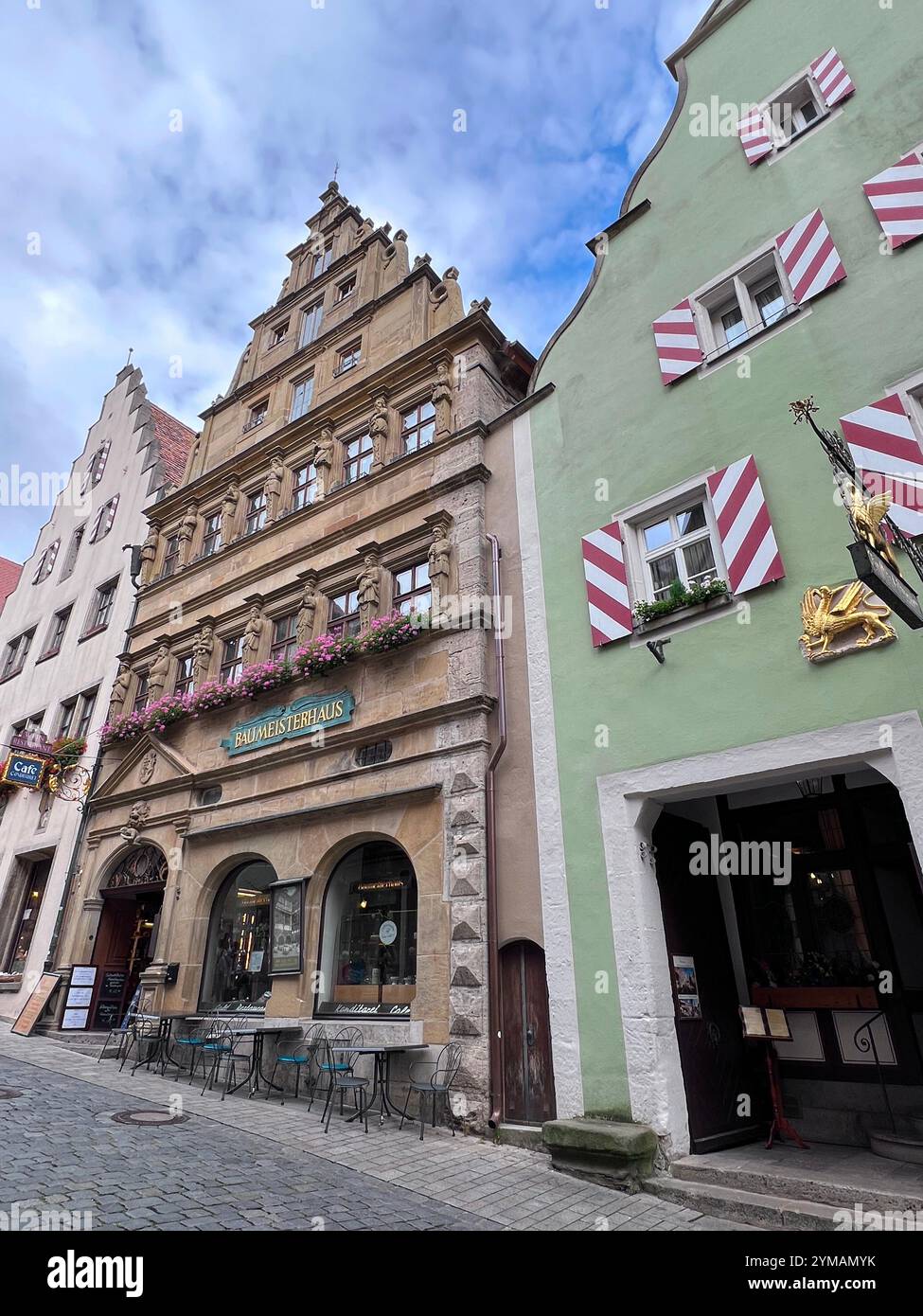 The richest facade of old Renaissance house, which currently houses ...