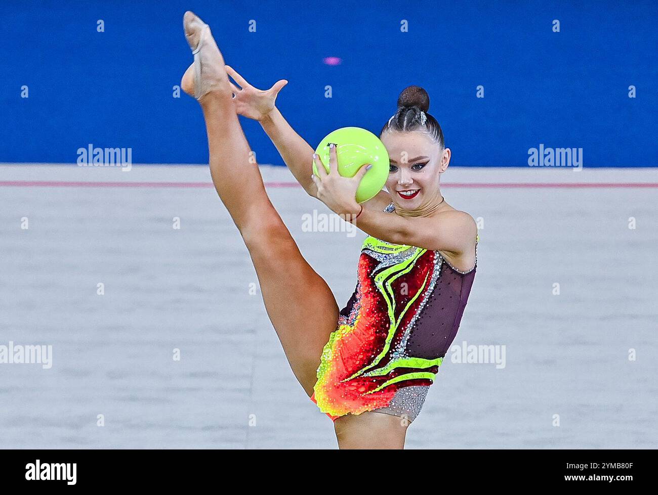 Doha, Qatar. 20th Nov, 2024. Alisa Medvedeva of Russia competes during ...